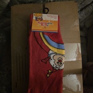 Rainbow Brite Red Socks